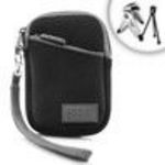 Pro Power Action-Ready Black Neoprene Glove Case and flexible Mini Tripod Combo for Kodak PlaySport HD Pocket ...
