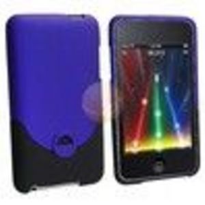 Eforcity 2Tone Rubberized HARD CASE for APPLE IPOD TOUCH ITOUCH 2nd 3rd GEN 2G/3G 8GB, 16GB, 32GB, 64GB (Blue...
