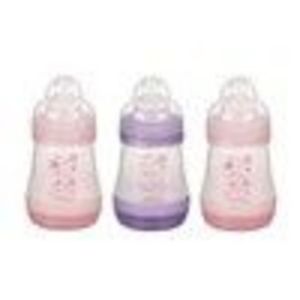 MAM Anti Colic Bottle  Girls 3pack 5oz PinkPurple