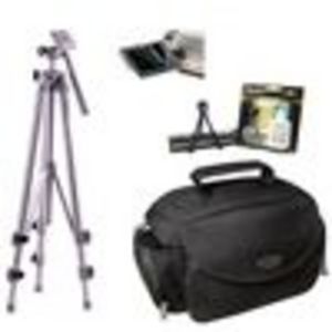 Opteka Universal Deluxe Photo Accessory Case & Tripod Kit for Digital & Video Cameras