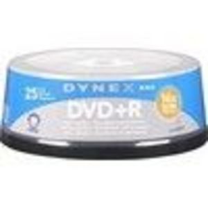 DynexTM - 25-Pack 16x DVD+R Disc Spindle DX-DVDPR25 16x Spindle