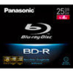 Panasonic (LM-BR25LDE) 4x BD-RE Jewel Case Storage Media Single