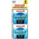 Maxell (567640) DVD-RW Slim Jewel Case Storage Media (8 Pack)