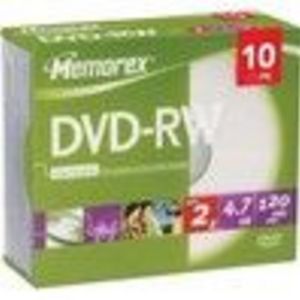 Imation - 10 x DVD-RW - 4.7 GB - storage media (05512) 48x (10 Pack)