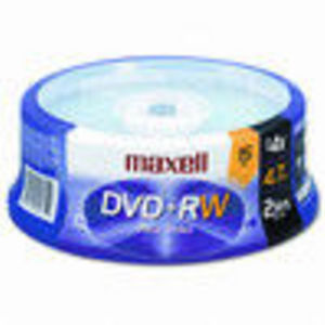 Maxell (634046) (15 Pack) 4x DVD+RW Storage Media