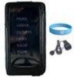 Microsoft Froza Black Beltclip Carrying Case for Zune HD 32 GB 16GB Video MP3 Player Carrying Case + Wall Char...