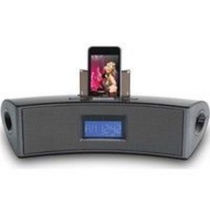Coby CSMP160 Digital Speaker System for iPod with Dual Alarm Clock FM Radio
