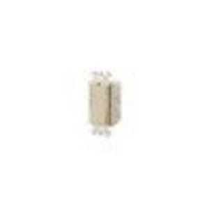 Leviton 6293-WI DHC 15A, Single-Pole, 3-Way Or More, Switch Receiver with LED, 1-Way Communication, White Ivory