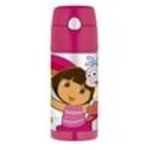 Thermos Funtainer Straw Bottle, Dora The Explorer, 12 Ounce