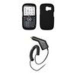 Pantech Link P7040 - Premium Soft Silicone Gel Skin Cover Case + Rapid Car Charger for Pantech Link P7040
