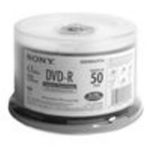 Sony (50DMR47PI4) (50DMR47PT4) 16x DVD-R Storage Media