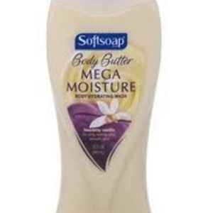 Softsoap Heavenly Vanilla Body Butter Mega Moisture Body Hydrating Wash