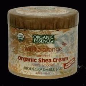 Organic Essence Shea Cream, Vanilla Orange