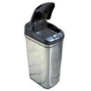 itouchless DZT13 13 Gallon Stainless Steel Touchless Trashcan