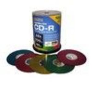 Alera Technologies Aleratec 52X LightScribe V1.2 Duplicator Grade Rainbow CD-R Disk Media - 100-Pack (110117) 52x