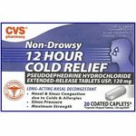 CVS Non-Drowsy 12 Hour Cold Relief