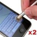 Eforcity 2 X Stylus Touch Pen (VFB07USTYPEN2PA1) for Apple iPad iPod iPhone 3 G 3GS