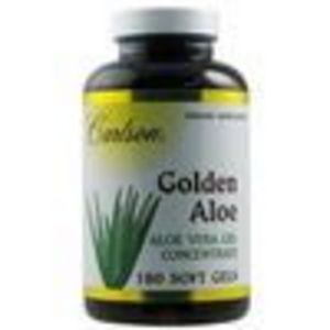 Carlson Labs, Golden Aloe, Aloe Vera Gel Concentrate, 180 Soft Gels