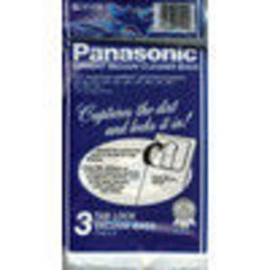 Panasonic M-CV145M Type U-6 Tab Lock Micro Paper Bag, 3 Pack
