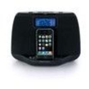 Memorex Audio System Speaker System for iPhone/iPod with Dual Alarm (Black)