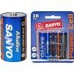 Sanyo D Cell Alkaline Batteries (1.5 volt AM-1) 2-Pkg. Battery