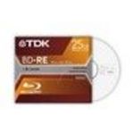 TDK (BD-RE25A) 2x Jewel Case Storage Media Single
