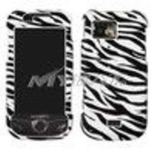 Samsung A897 (Mythic) Zebra Skin Phone Protector Cover Case