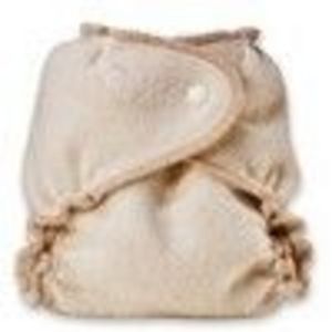 Kissaluvs Organic Cotton/Hemp Fitted Diaper, Unbleached