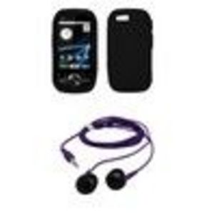 Motorola Opus One i1 Premium Silicone Skin Case Cover Protector + 3.5mm Stereo Headphones for Motorola Opus One i1