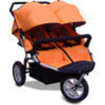 X-Tech Outdoors CityX3 Twin - Orange Jogger Stroller