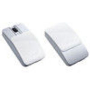 Sony VAIO VGP-BMS15/WI Bluetooth Slider Mouse - 800dpi Laser, White and Purple Sliding Covers