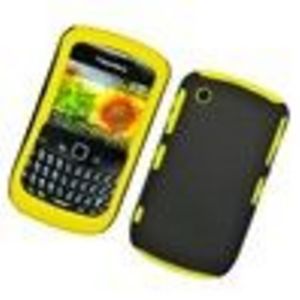 Blackberry 8520 8530 9300 Curve Hybrid Protector Case ( Rubberzied Hard Plastic Inner Cover and Silicone Outer Cover)