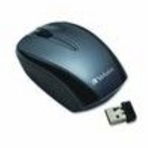 Verbatim Corporation Products - Optical Mouse, Wireless, 2-3/16"x3-1/8"x1-5/16", Black/Gray - Sold a... (VER96781SN)