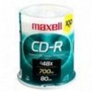 Maxell (648200) 48x CD-R Spindle (100 Pack)