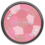 NYC Color Wheel Mosaic Face Powder - Pink Cheek Glow