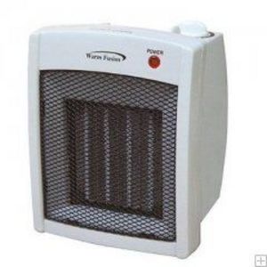 Home Fusion Ceramic Heater Fan 1500W- White