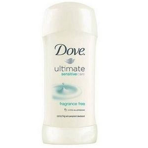 Dove Ultimate Sensitive Care Fragrance Free Hypo-allergenic 2.6oz Anti-perspirant Deodorant