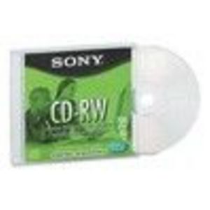 Sony (10CDRW700L) 4x CD-RW Jewel Case Storage Media (10 Pack)