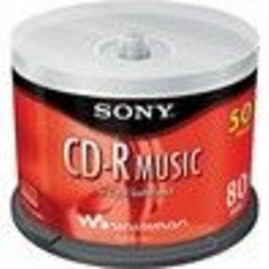Sony (50CRM80LS2T) CD-R Storage Media (50 Pack)