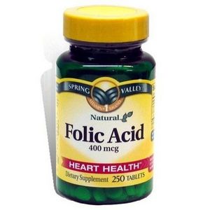 Spring Valley Folic Acid 400 Mcg Tablets