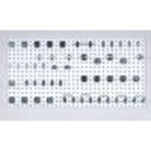 Triton Products Steel Square Hole Pegboard and Hooks, LB1-KIT