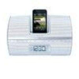 Memorex iWake Up Clock Radio with iPod Dock (White)