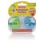 Nuby 2-Pack Prism Orthodontic Pacifiers, 0 - <3> Months