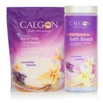 Calgon Lavender Vanilla Moisturizing Bath Beads With Vitamin E & Aloe
