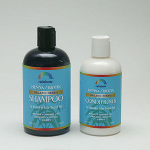 Rainbow Research Henna Organic Shampoo for Normal or Color Treated Hair