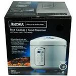 Aroma 3-Quart Rice Cooker &amp; Food Steamer with Sensor Logic Technology
