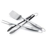 Weber Style 6445 Professional-Grade Stainless-Steel 3-Piece Barbeque Tool Set