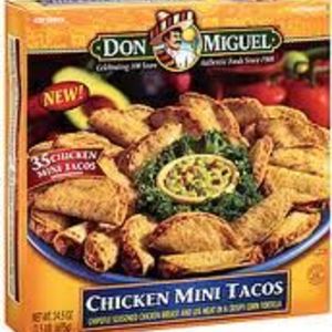 Don Miguel Chicken and Cheese Mini Tacos