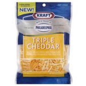 Kraft Triple Cheddar with a Touch of Philadelphia