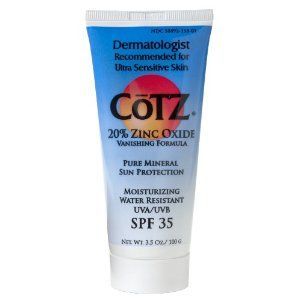 Cotz 20% Zinc Oxide Vanishing Formula Sunscreen